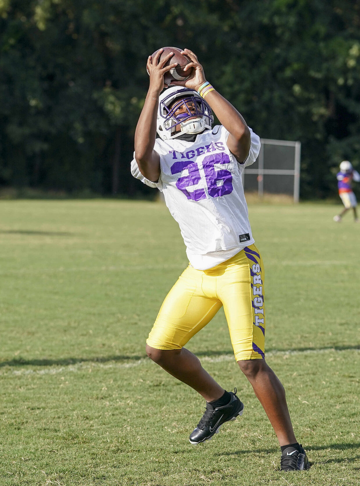 Wilson High School football practice
